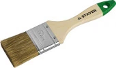 Кисть плоск."LASUR-STANDARD", смеш. щетина, деревян. ручка, 50мм 01031-50 - КОЛОРЛОН ВТД Новосибирск