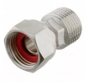 Полусгон с накидной гайкой и наружной резьбой никель 1*3/4 (ZEISSLER) ZSr.165.060605 - КОЛОРЛОН ВТД Новосибирск