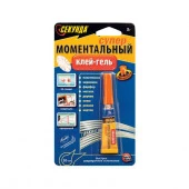 Моментальный клей-ГЕЛЬ СЕКУНДА 3 г., на инд. блистере, дисплей 24 /144 - КОЛОРЛОН ВТД Новосибирск