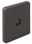 ROUND Розетка ПК Cat6 титан  KR-78-0724-2 - КОЛОРЛОН ВТД Новосибирск