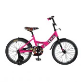 CR-B2-0118PK Детский велосипед City-Ride  Roadie , рама сталь , диск 18 сталь , крылья сталь, розов - КОЛОРЛОН ВТД Новосибирск