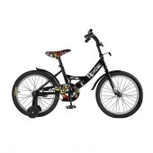CR-B2-0118EB Детский велосипед City-Ride  Roadie , рама сталь , диск 18 сталь , крылья сталь, черн - КОЛОРЛОН ВТД Новосибирск
