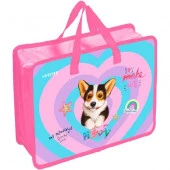 Папка пластик,с ручками А4 deVENTE "Corgi" 8054469 с расш.10см,400мкм - КОЛОРЛОН ВТД Новосибирск