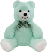 DT230573 Игрушка мягкая Медведь с бантом Размер: 24х24х27см Цвет: бирюзовый ТамТам - КОЛОРЛОН ВТД Новосибирск