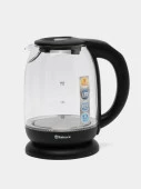 SAKURA чайник электр SA-2718DBK (1.7) стекл 5темп реж - КОЛОРЛОН ВТД Новосибирск