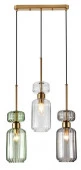 Подвес Escada 1141/3S E14*60W Clear/Green/Smoke - КОЛОРЛОН ВТД Новосибирск