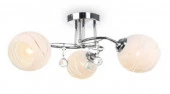 *Люстра AURA PERLA-WH-3E27 440x440x210 хром IN HOME - КОЛОРЛОН ВТД Новосибирск