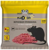 NASA367 Зерновая приманка от мышей и крыс, 100г Nadzor/50 - КОЛОРЛОН ВТД Новосибирск