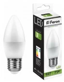 7W 230V E27 4000K C37, LB-97 Feron - КОЛОРЛОН ВТД Новосибирск