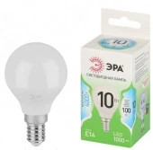 10W ЭРА GREEN LINE LED P45-10W-840-E14 GL E14 10 Вт шар яркий белый свет - КОЛОРЛОН ВТД Новосибирск