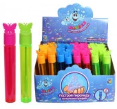 Т596391toy Мы-шарики! Нелопающиеся мыл.пуз., кот. можно потрогать, бабочка, 5мл., 10 см, крышка с ре - КОЛОРЛОН ВТД Новосибирск