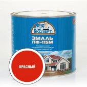ЭКСПЕРТ Эмаль ПФ-115 глянц красная (1,8кг; 6шт) - КОЛОРЛОН ВТД Новосибирск