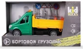 AB-2123 Игрушка-бортовой грузовик  KID ROCKS, масштаб 1:16,со звуком и светом, инерц. механизм - КОЛОРЛОН ВТД Новосибирск
