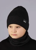 CLEVER 533716ха Шарф снуд детский, *, Черный - КОЛОРЛОН ВТД Новосибирск