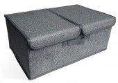 Коробка для хранения 50x30x20 ГРАФИТ с крышкой - КОЛОРЛОН ВТД Новосибирск