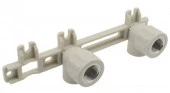 Настенное колено двойное для смесителя 20х1/2"(FV-Plast) серый (Чехия)(1/30) - КОЛОРЛОН ВТД Новосибирск