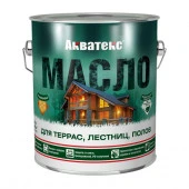 Акватекс масло для террас, лестниц, полов 2,5 л (тик) - КОЛОРЛОН ВТД Новосибирск