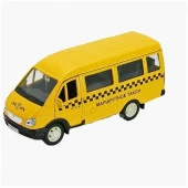 42387ATI Игрушка модель машины ГАЗель ТАКСИ - КОЛОРЛОН ВТД Новосибирск