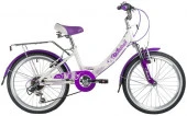 Велосипед NOVATRACK 20", GIRLISH line, белый, алюм., 6 скоростей, Shimano - КОЛОРЛОН ВТД Новосибирск