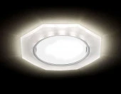 Точка G216 CH/WH хром/матовый GX53+3W(LED WHITE) - КОЛОРЛОН ВТД Новосибирск