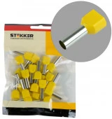 НШВИ 6,0-14 (25 шт) Наконечник (желтый) Stekker LD406-6014 - КОЛОРЛОН ВТД Новосибирск