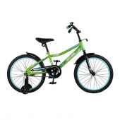 ***CR-B2-0220GR  Детский велосипед City-Ride Spark , рама сталь , диск 20 сталь ,цвет зеленый - КОЛОРЛОН ВТД Новосибирск