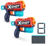 36202 Игровой набор для стрельбы ZURU X-Shot «Ексель  Дабл Кикбек», упаковка открытая коробка - КОЛОРЛОН ВТД Новосибирск
