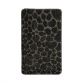 Коврик для ванной комнаты  черный, 50*80 см, STONE, BLACK FOR-PP-STN50-80BL - КОЛОРЛОН ВТД Новосибирск