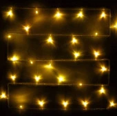 Гирлянда для дома 24м 280 ламп LED прозрач.пров.,8 реж, IP-20, Теплый белый (возможность соединения) - КОЛОРЛОН ВТД Новосибирск