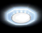 Точка G216 CL/CH/CLD хром/прозрачный GX53+3W (LED COLD) - КОЛОРЛОН ВТД Новосибирск