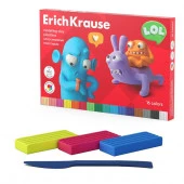 61348 ПЛАСТИЛИН 16 ЦВ, 288 ГР. ERICHKRAUSE JOLLY FRIENDS, СО СТЕКОМ, К/К /3/12/ - КОЛОРЛОН ВТД Новосибирск