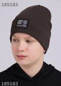 CLEVER 546604ш Шапка детская, 52-54, Т.коричневый - КОЛОРЛОН ВТД Новосибирск