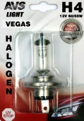 Галогенная лампа AVS Vegas в блистере H4.12V.60/55W.1шт. - КОЛОРЛОН ВТД Новосибирск