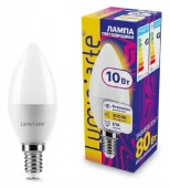 10W LUMIN'ARTE LSTD-C37-10W3KE14 "Свеча" C37 10Вт 800лм 3000К Е14 - КОЛОРЛОН ВТД Новосибирск