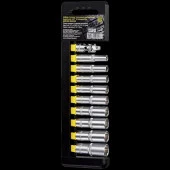 Набор головок торцевых удлиненных 1/4" SuperLock 10 предметов BERGER BG2033 - КОЛОРЛОН ВТД Новосибирск