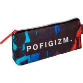 Пенал-косметичка deVENTE 210*85*85 "Pofigizm" 7026404 треуг.,антиванд.кож.зам. - КОЛОРЛОН ВТД Новосибирск