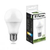 15W Led Feron 25629 LB-94 230V E27 4000K A60 - КОЛОРЛОН ВТД Новосибирск