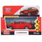 272307  Машина металл "HONDA CIVIC", длина 12см, открыв. двери, инерц, красный, в кор.Технопарк в ко - КОЛОРЛОН ВТД Новосибирск