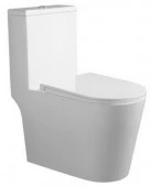 Унитаз Calypso моноблок 690х360х790мм смыв торнадо дюропласт, микролифт CS4638UQ-OK - КОЛОРЛОН ВТД Новосибирск