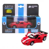 JB1200139ТМ "Автопанорама"  Машинка металл. 1:40 Ford GT, красный, инерция, откр. двери, в/к 17,5*12 - КОЛОРЛОН ВТД Новосибирск