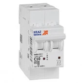 KEAZ 2P C 10А 4.5кА Автомат OptiDin BM63 326802 - КОЛОРЛОН ВТД Новосибирск