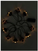***Новогодняя электрогирлянда Фонари на 10 LED ламп, длина 270 cм,  270см арт.89539 (НГ) - КОЛОРЛОН ВТД Новосибирск