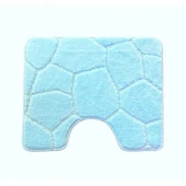 Коврик под унитаз Zalel  B 45*55 Light blue светло-голубой - КОЛОРЛОН ВТД Новосибирск
