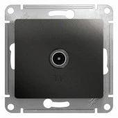 GSL000791 Glossa Антрацит Розетка TV - КОЛОРЛОН ВТД Новосибирск