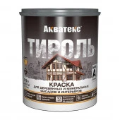 Акватекс Тироль (краска для деревянных и минеральных фасадов) 0,75 л База С - КОЛОРЛОН ВТД Новосибирск