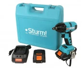 STURM Гайковерт ударн б/щ CD350S, 18В, 1BatterySystem, 320Нм, 1/2", 2скор, 2x2.0Ач, кейс - КОЛОРЛОН ВТД Новосибирск