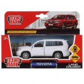 262770  ТМ Технопарк. Машина металл "TOYOTA LAND CRUISER" 12,5см, откр. двери, инерц. БЕЛЫЙ в кор.2* - КОЛОРЛОН ВТД Новосибирск
