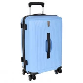 РР829 (3-ой) Blue синий (20") пластик PP (полипропилен)  чемодан малый - КОЛОРЛОН ВТД Новосибирск