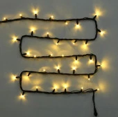 Гирлянда для улицы 15м 180 ламп LED чёрный провод, 8 реж, IP-54, Теп/бел (соединение) 725-562 - КОЛОРЛОН ВТД Новосибирск