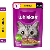 75Г ПАУЧ WHISKAS ЖЕЛЕ КУРИЦА  117541 - КОЛОРЛОН ВТД Новосибирск